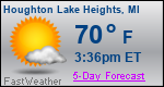 Weather Forecast for Houghton Lake Heights, MI