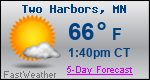 Weather Forecast for Two Harbors, MN