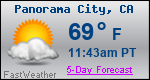 Weather Forecast for Panorama City, CA