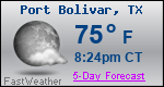 Weather Forecast for Port Bolivar, TX