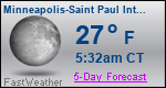 Weather Forecast for Minneapolis-Saint Paul International Airport, MN