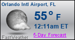 Weather Forecast for Orlando International Airport, FL