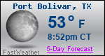 Weather Forecast for Port Bolivar, TX