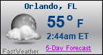 Weather Forecast for Orlando, FL