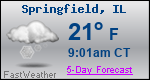 Weather Forecast for Springfield, IL
