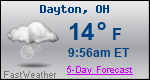 Weather Forecast for Dayton, OH