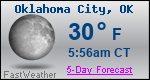 Weather Forecast for Oklahoma City, OK