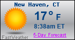 Weather Forecast for New Haven, CT