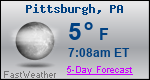 Weather Forecast for Pittsburgh, PA