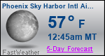 Weather Forecast for Phoenix Sky Harbor International Airport, AZ