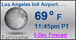 Weather Forecast for Los Angeles International Airport, CA
