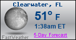 Weather Forecast for Clearwater, FL
