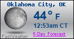 Weather Forecast for Oklahoma City, OK