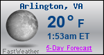 Weather Forecast for Arlington, VA