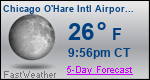 Weather Forecast for Chicago O'Hare International Airport, IL