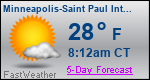 Weather Forecast for Minneapolis-Saint Paul International Airport, MN