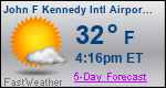 Weather Forecast for John F Kennedy International Airport, NY