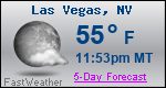 Weather Forecast for Las Vegas, NV