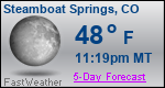 Weather Forecast for Steamboat Springs, CO
