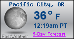 Weather Forecast for Pacific City, OR