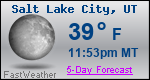 Weather Forecast for Salt Lake City, UT