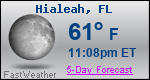 Weather Forecast for Hialeah, FL