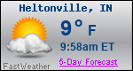 Weather Forecast for Heltonville, IN