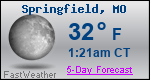 Weather Forecast for Springfield, MO