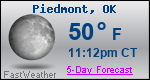 Weather Forecast for Piedmont, OK