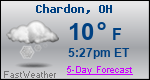 Weather Forecast for Chardon, OH