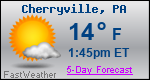 Weather Forecast for Cherryville, PA
