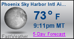 Weather Forecast for Phoenix Sky Harbor International Airport, AZ