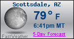 Weather Forecast for Scottsdale, AZ