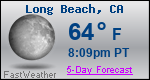 Weather Forecast for Long Beach, CA