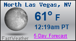 Weather Forecast for North Las Vegas, NV