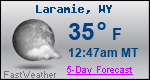 Weather Forecast for Laramie, WY