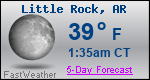 Weather Forecast for Little Rock, AR
