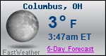 Weather Forecast for Columbus, OH