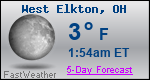 Weather Forecast for West Elkton, OH