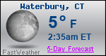Weather Forecast for Waterbury, CT