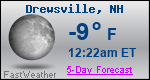 Weather Forecast for Drewsville, NH