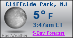 Weather Forecast for Cliffside Park, NJ