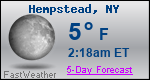 Weather Forecast for Hempstead, NY