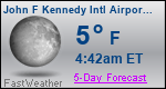 Weather Forecast for John F Kennedy International Airport, NY