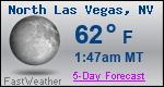 Weather Forecast for North Las Vegas, NV
