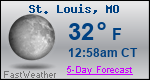 Weather Forecast for St. Louis, MO