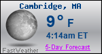 Weather Forecast for Cambridge, MA