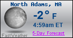 Weather Forecast for North Adams, MA