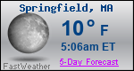 Weather Forecast for Springfield, MA