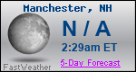 Weather Forecast for Manchester, NH